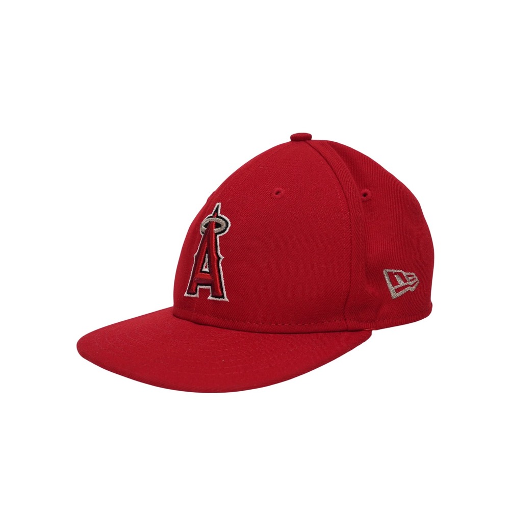 New Era 59FIFTY Los Angeles Angels Youth 6‎ 3/8 Red Fitted MLB On Field Cap
